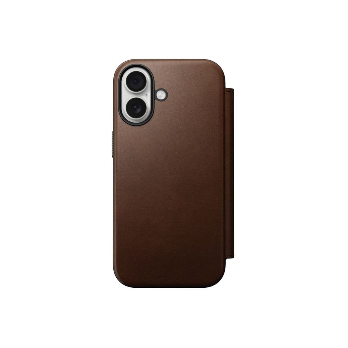 Kryt pro iPhone 17 Nomad Modern Leather Folio - hnědý - náhled 1