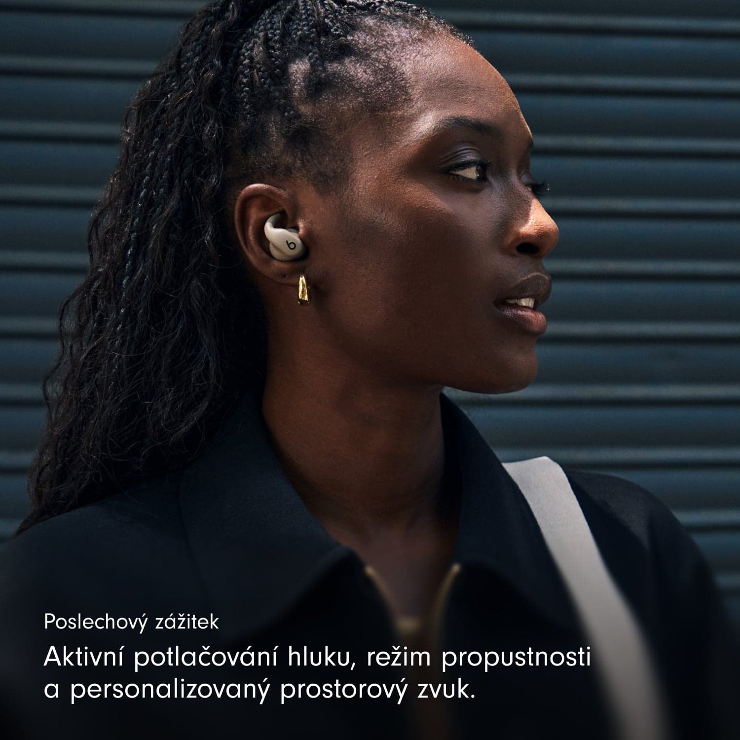 Bezdrátová sportovní sluchátka Powerbeats Fit - tmavě šedá - náhled 5