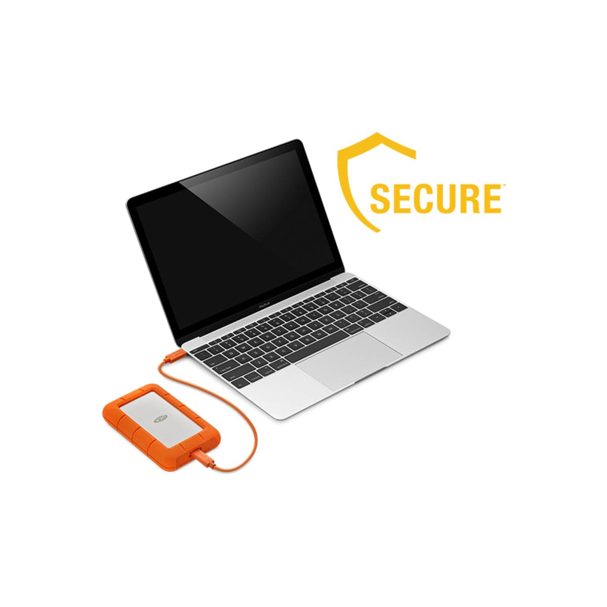 Externí pevný disk LaCie Rugged HDD - oranžový - náhled 5