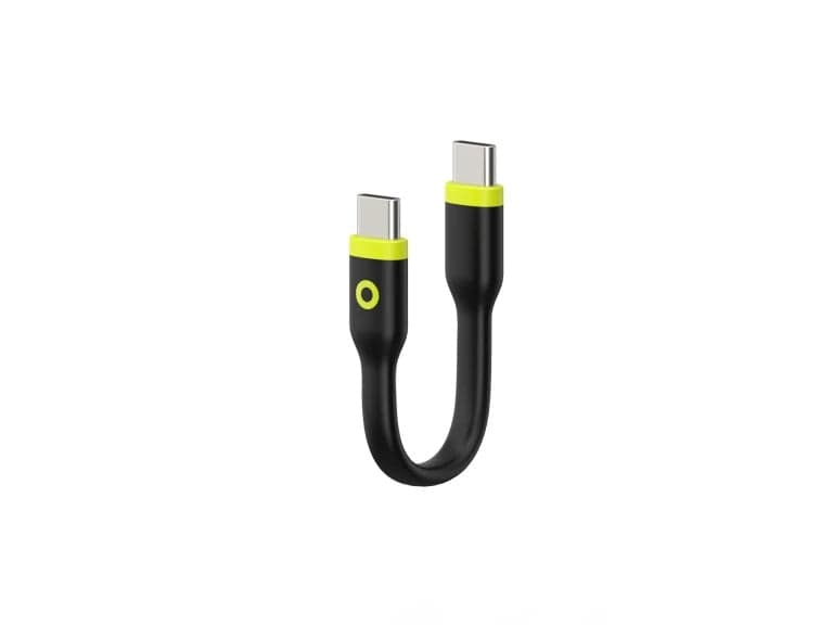 Kabel 60W Mobile Origin Compact USB-C / USB-C 10 cm - černý - náhled 2