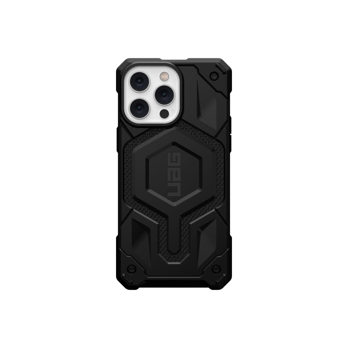 Kryt na iPhone 14 Pro Max UAG Monarch Pro Kevlar MagSafe - černý kevlar - náhled 3