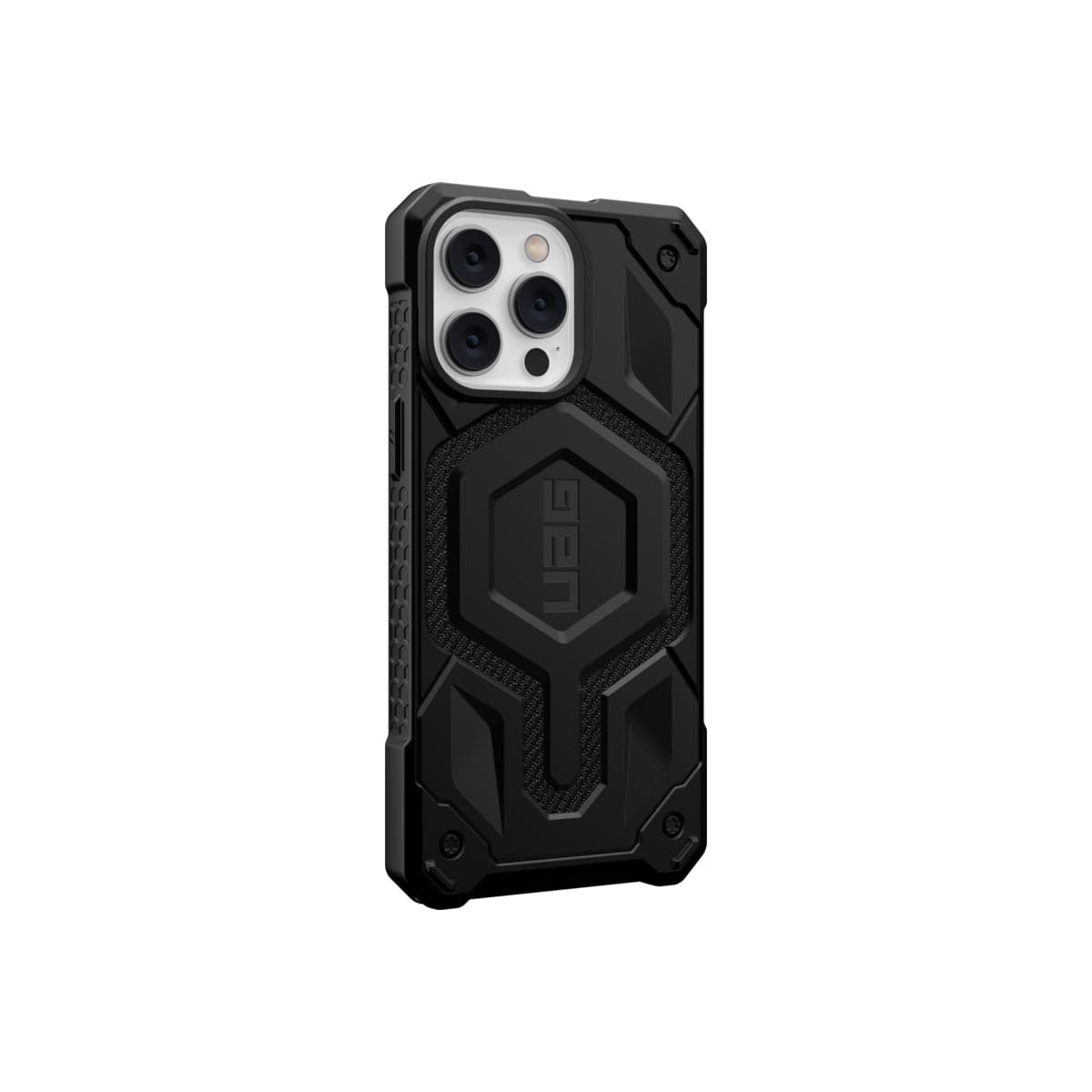 Kryt na iPhone 14 Pro Max UAG Monarch Pro Kevlar MagSafe - černý kevlar - náhled 5