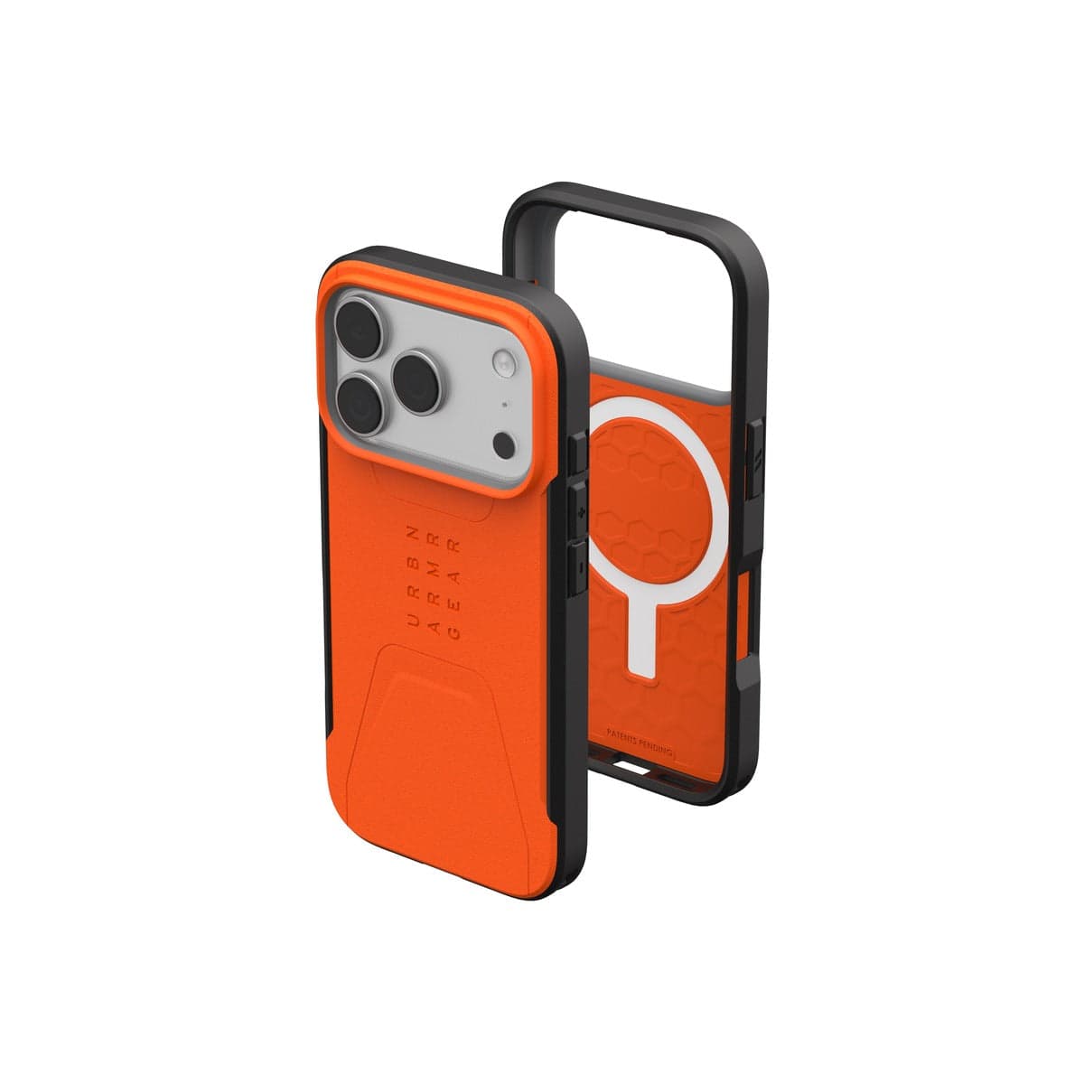 Kryt pro iPhone 17 Pro UAG Civilian Magsafe - oranžový - náhled 4