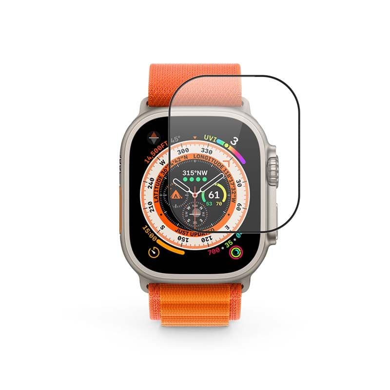 Ochranné sklo pro Apple Watch Ultra 49 mm iSTYLE EDGE TO EDGE GLASS
