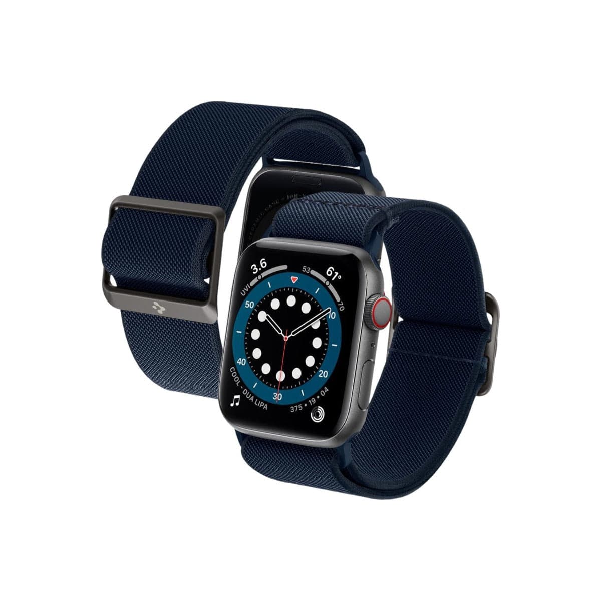 Řemínek pro Apple Watch 42/44/45/49mm Spigen Lite Fit - modrý - náhled 2