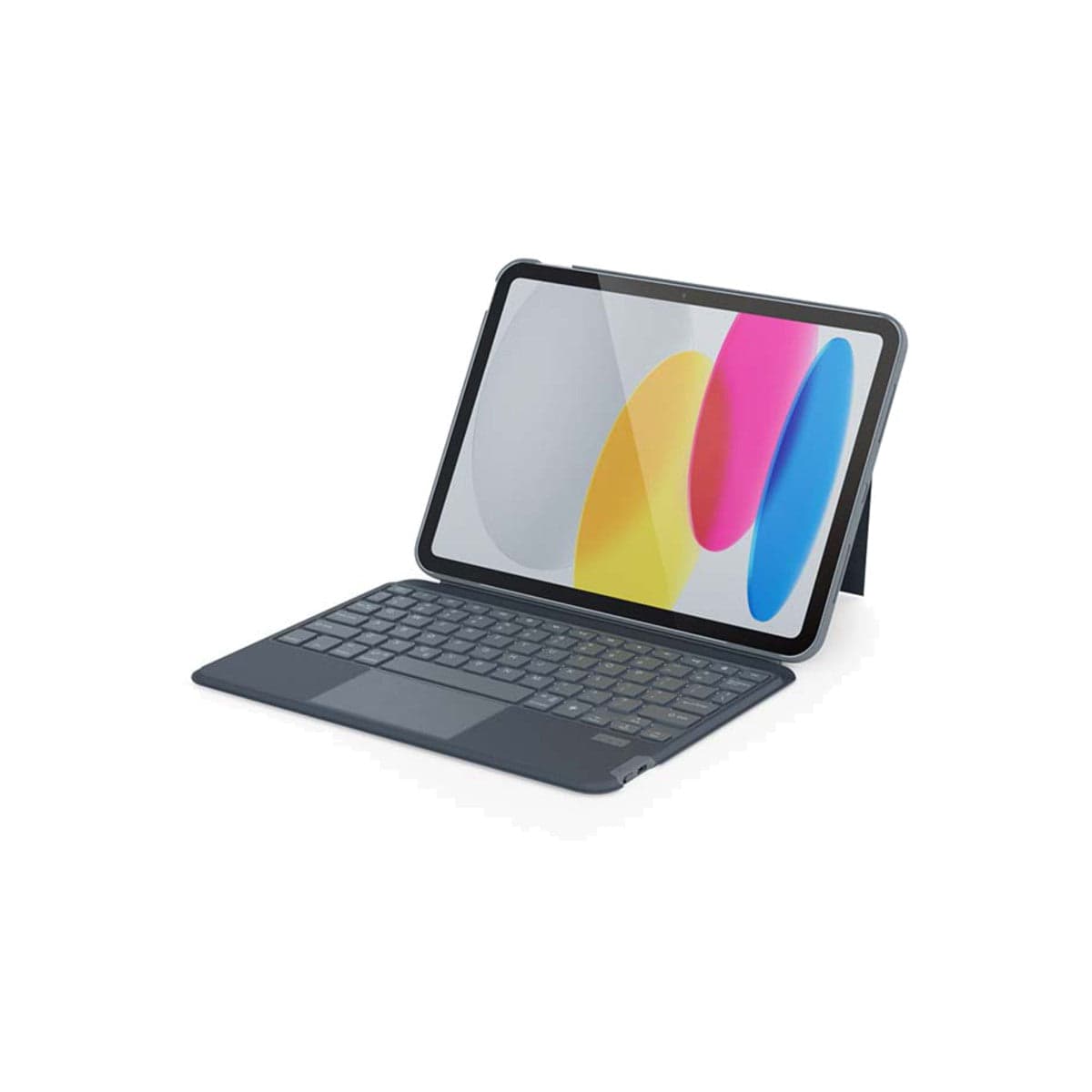 Kryt s českou klávesnicí na iPad 10,2" Epico Backlit Keyboard Case - šedý - náhled 3