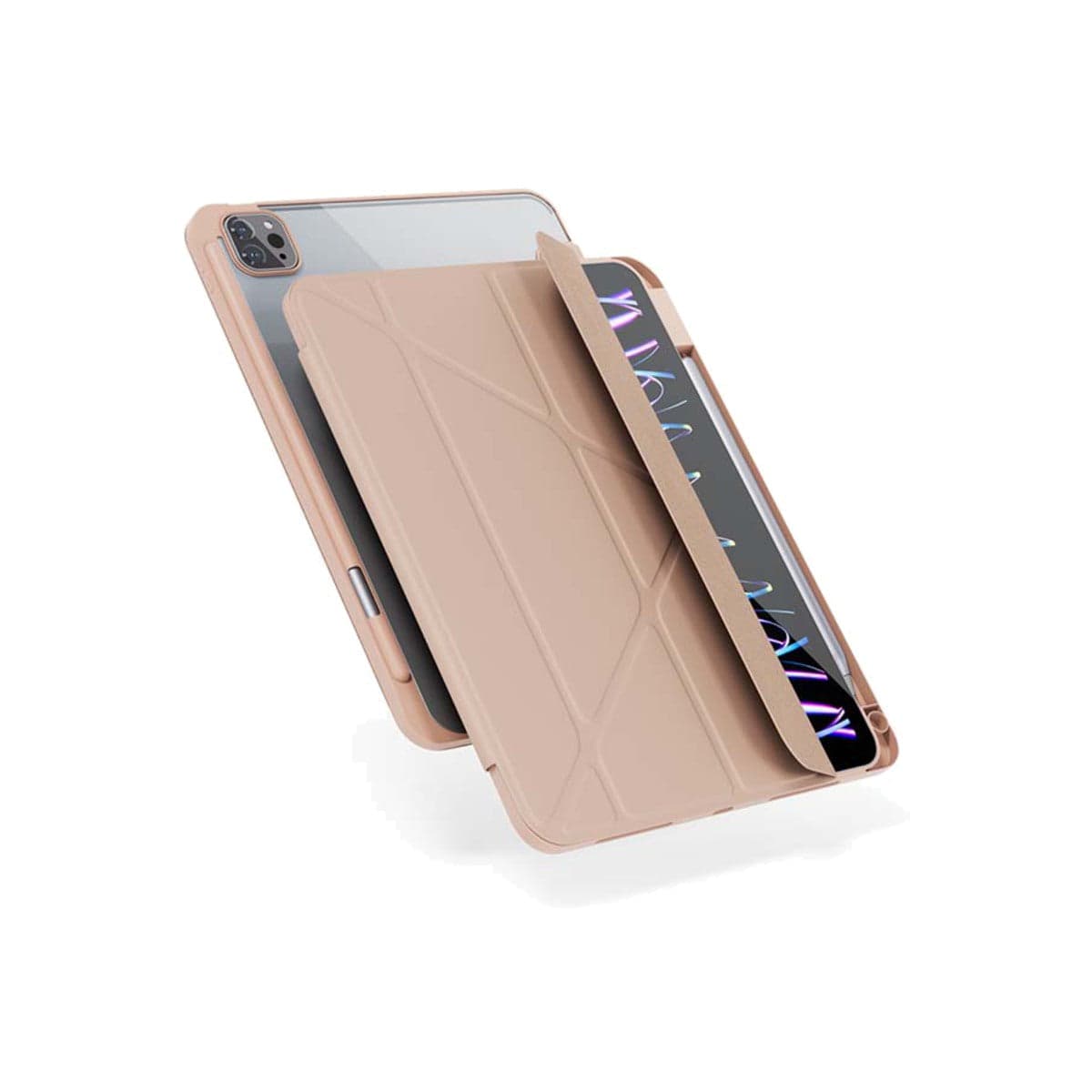 Kryt na iPad 10,2" Epico Hero Flip Case - růžová - náhled 2