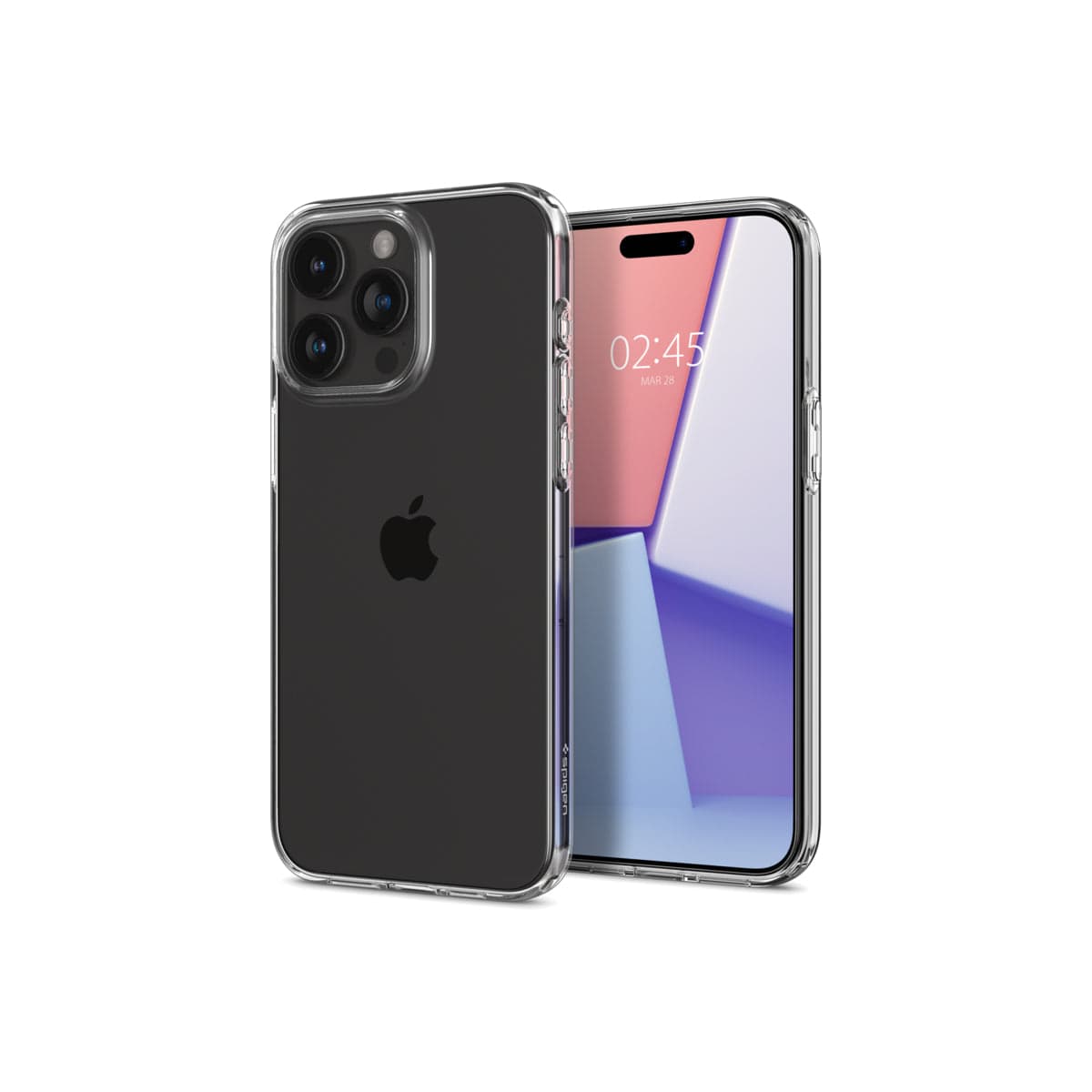 Kryt pro iPhone 15 Pro Spigen Crystal Flex - průhledný - náhled 2