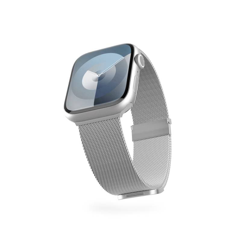 Milánský řemínek Epico pro Apple Watch 38/40/41 mm - stříbrný - náhled 2