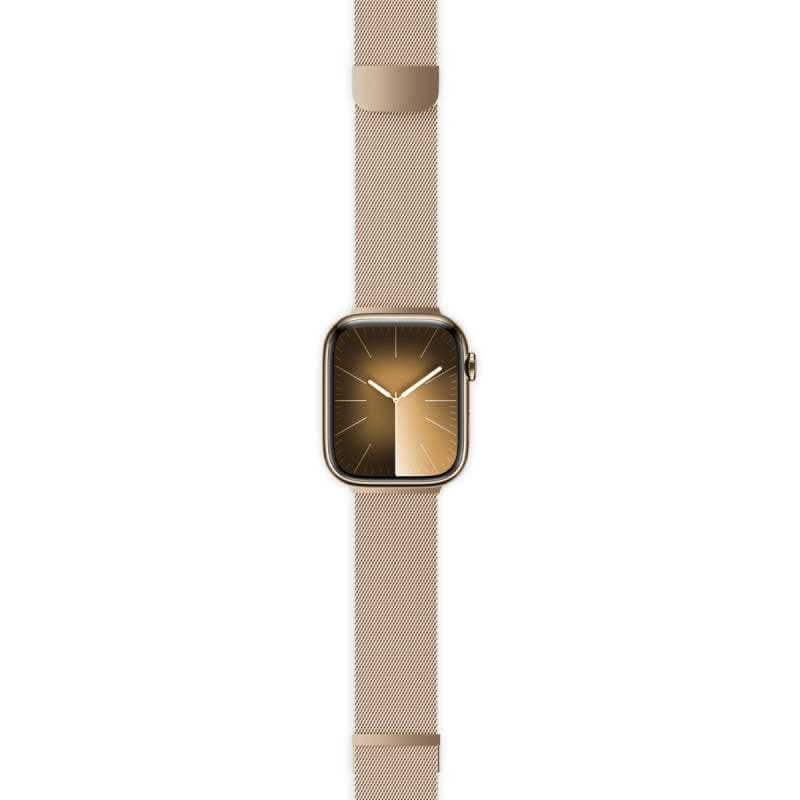 Milánský řemínek Epico pro Apple Watch 42/44/45/49 mm - zlatý - náhled 4
