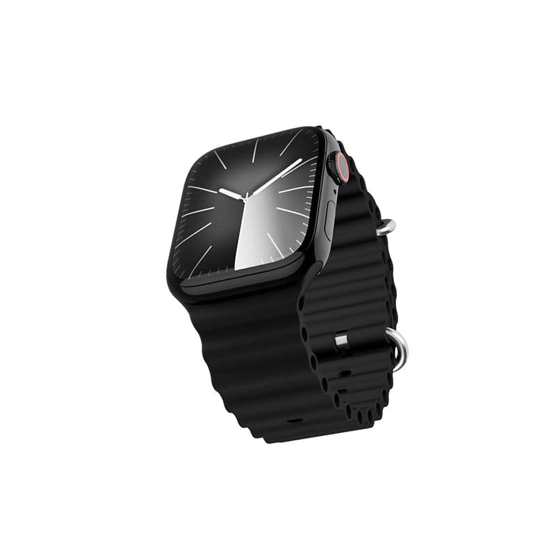 Řemínek pro Apple Watch 42/44/45/49 mm Epico Watch Strap Ocean - černý - náhled 3