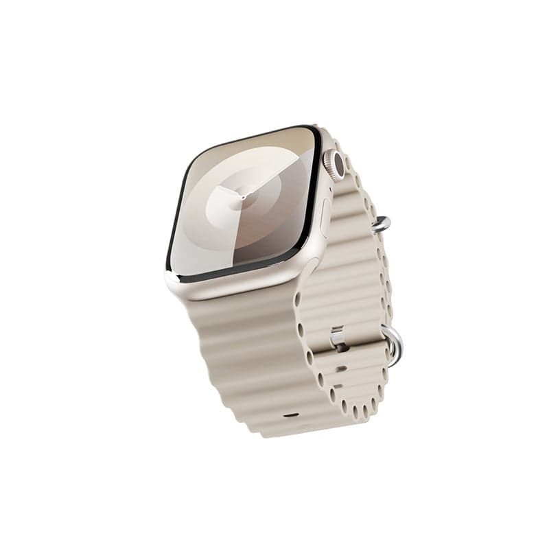 Řemínek pro Apple Watch 42/44/45/49 mm Epico Watch Strap Ocean - béžový - náhled 3