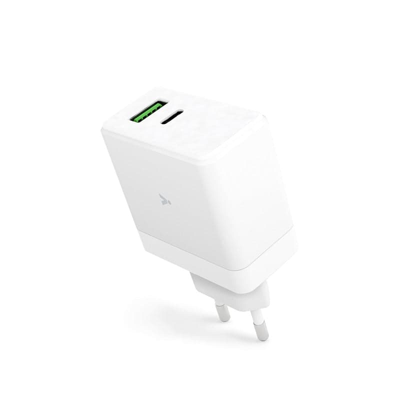 65W GaN adaptér s 2m USB-C kabelem iSTYLE - bílý - náhled 3