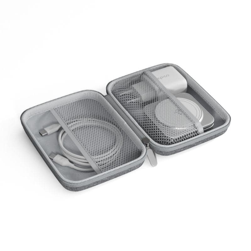 MagSafe cestovní nabíječka Epico UltraBase Qi2 3in1 Fold Alu Mag+ - bílá - náhled 5