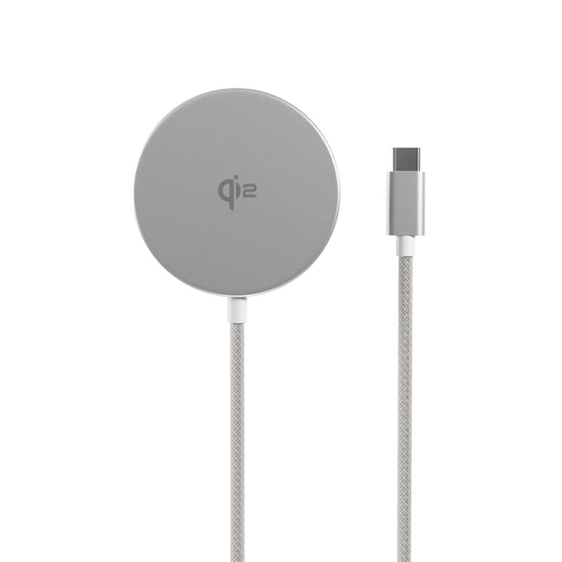 MagSafe nabíječka Epico UltraBase Qi2 Mag+ Charging Pad EO50 - stříbrná - náhled 3