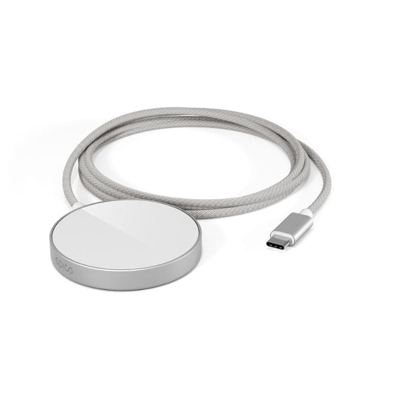 MagSafe nabíječka Epico UltraBase Qi2 Mag+ Charging Pad EO50 - stříbrná - náhled 4