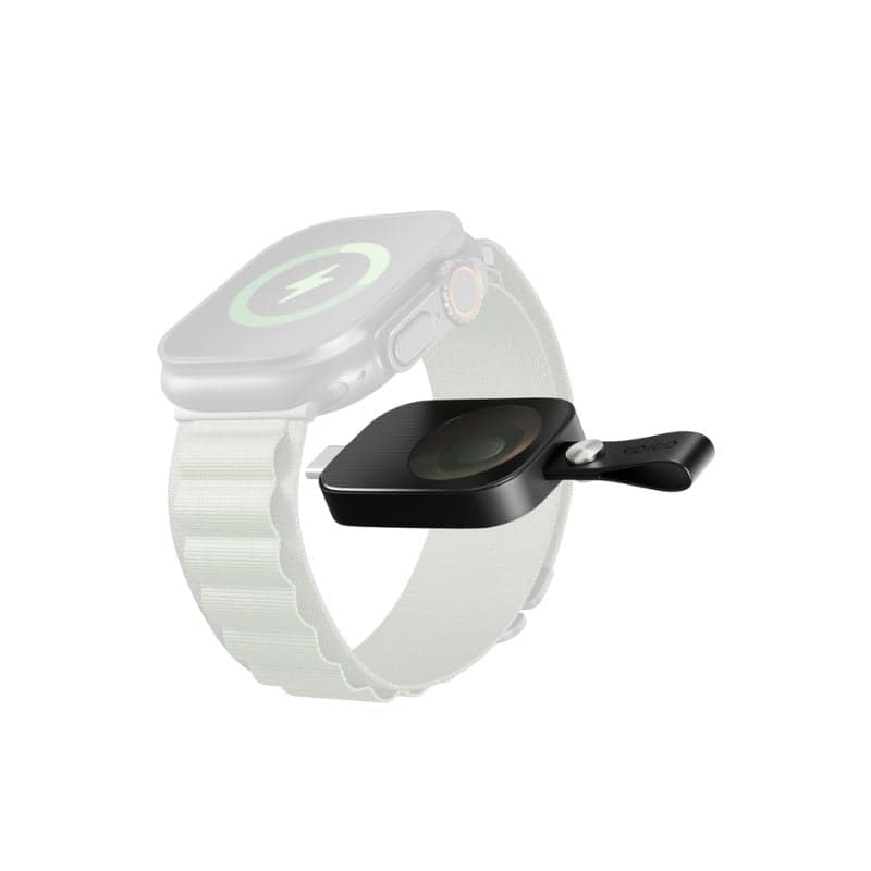 Bezdrátová nabíječka pro Apple Watch Epico UltraBase mini USB-C - černá - náhled 2