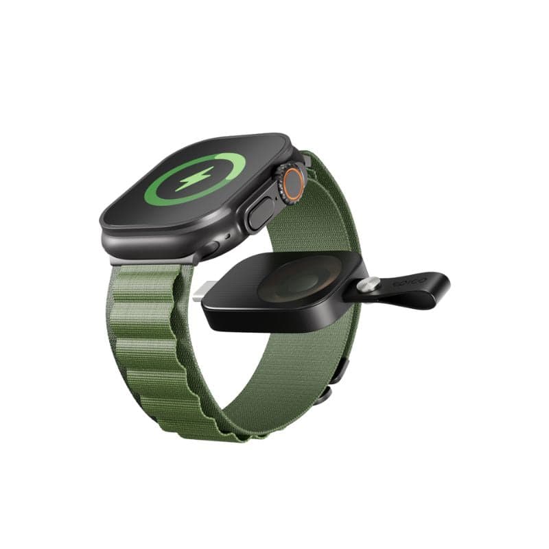 Bezdrátová nabíječka pro Apple Watch Epico UltraBase mini USB-C - černá - náhled 5