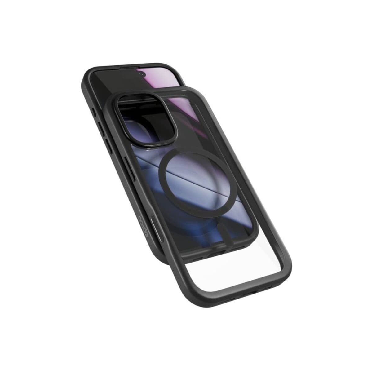 Kryt pro iPhone 17 Epico Hero Pro Mag+ Case - černý průhledný - náhled 3
