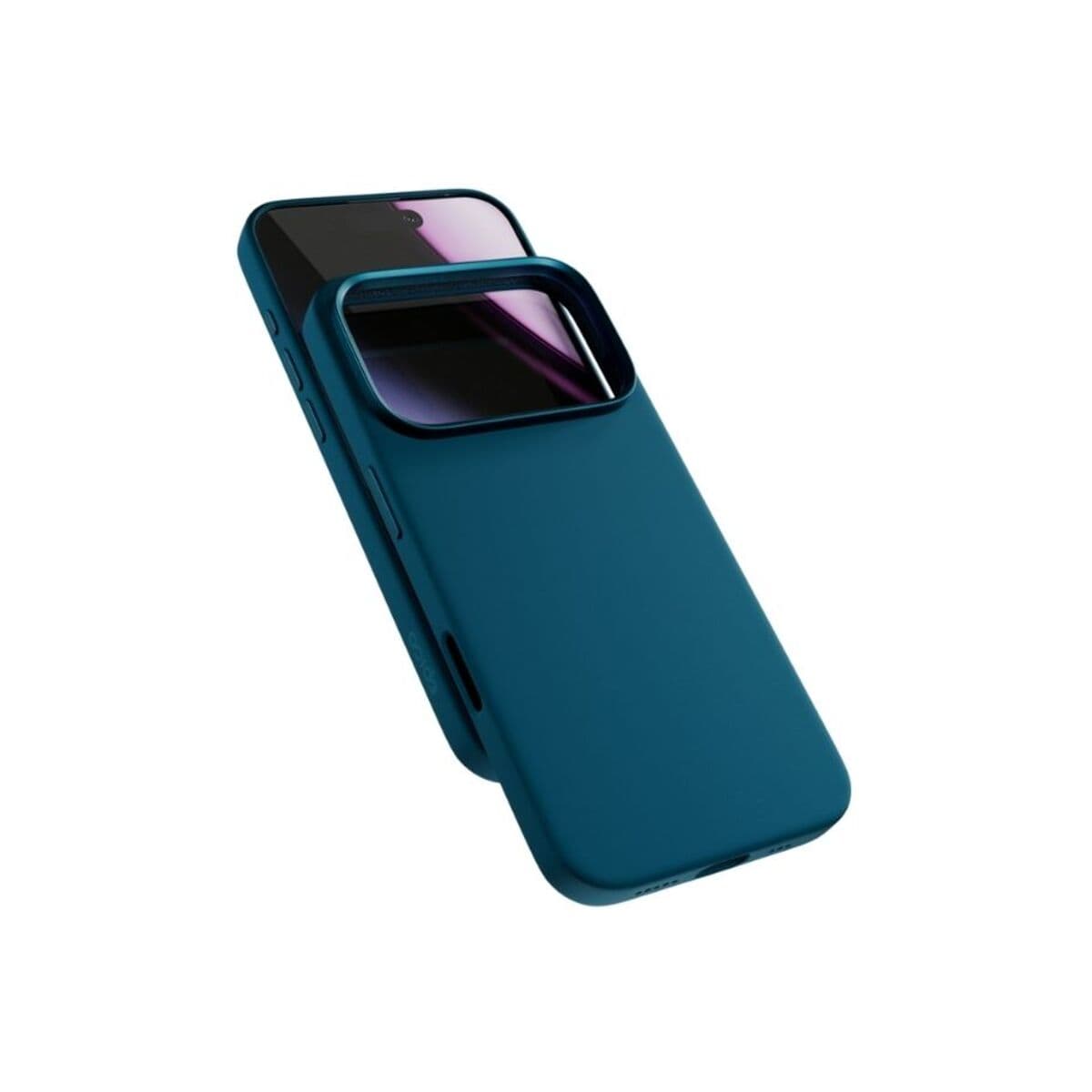 Kryt pro iPhone 17 Pro Epico Silicone Pro Mag+ Case - petrolejově modrý - náhled 4