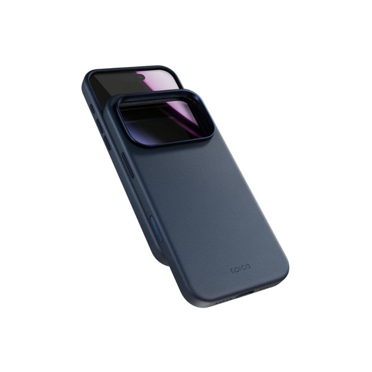 Kryt pro iPhone 17 Pro Epico Leather Pro Mag+ Case - modrý - náhled 3