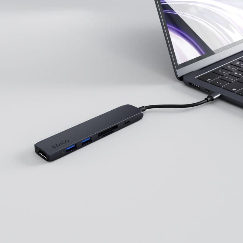 Hub Epico 6in1 Aluminium Hub 8K s USB-C konektorem - temně inkoustový - náhled 4