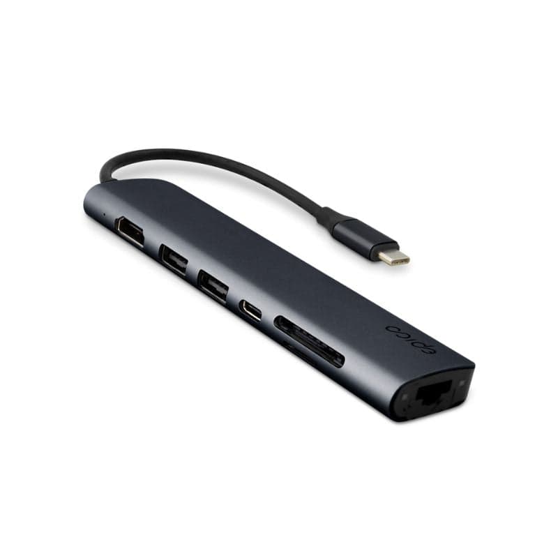 Hub Epico 7in1 Multimedia Hub 8K s USB-C konektorem - temně inkoustový - náhled 5