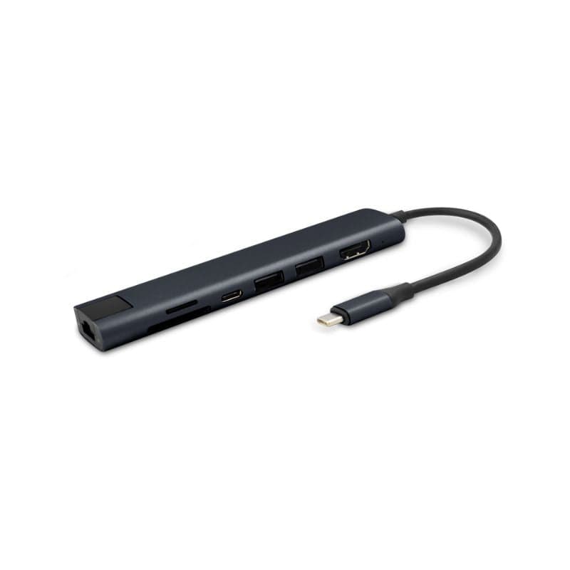 Hub Epico 7in1 Multimedia Hub 8K s USB-C konektorem - temně inkoustový - náhled 4