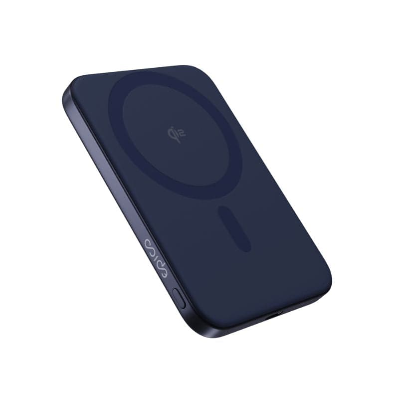 5 000mAh hliníková MagSafe powerbanka Epico UltraPack Qi2 Slim - modrá - náhled 3