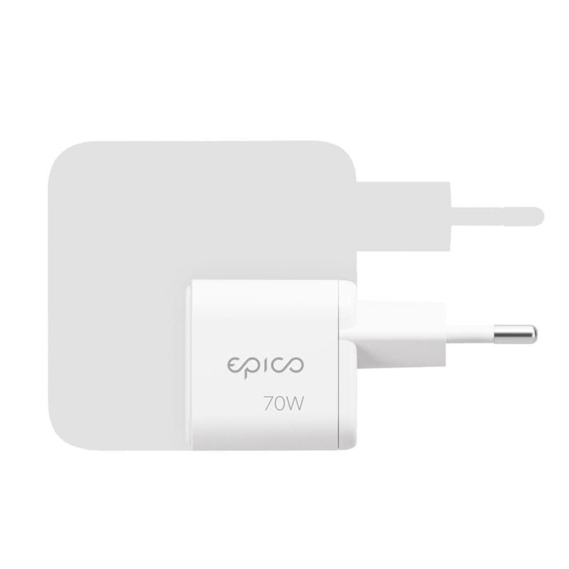 70W adaptér Epico UltraBoost Micro AVS GaN EA70b - bílý - náhled 3