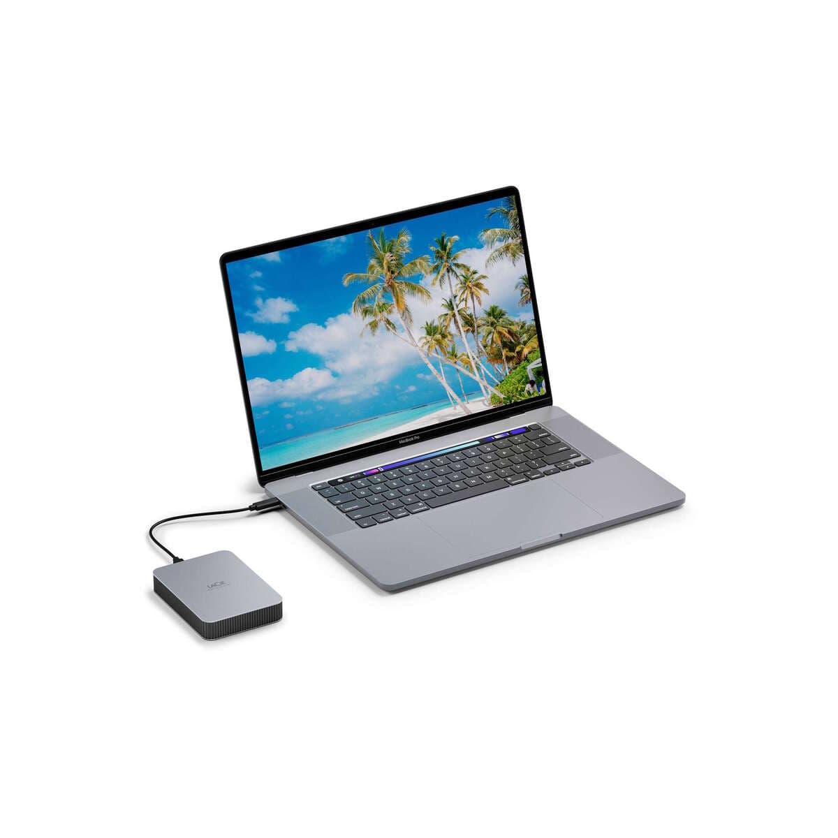 Externí pevný disk LaCie Mobile Drive Secure 4TB USB-C - šedý - náhled 5