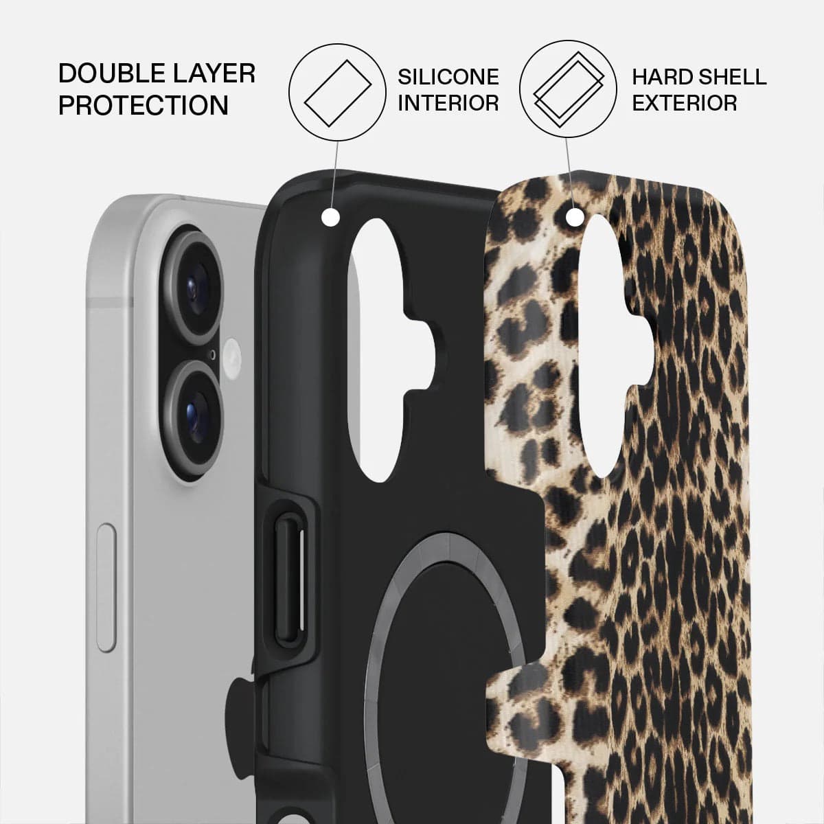 Kryt pro iPhone 17 Burga Player Tough MagSafe Case - leopard - náhled 2