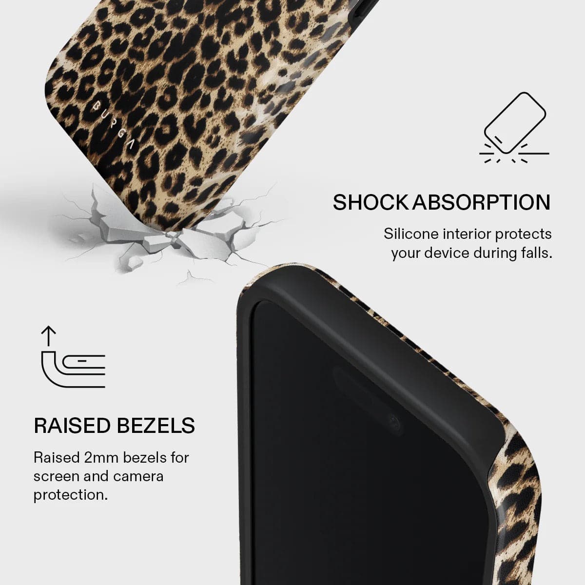 Kryt pro iPhone 17 Burga Player Tough MagSafe Case - leopard - náhled 4