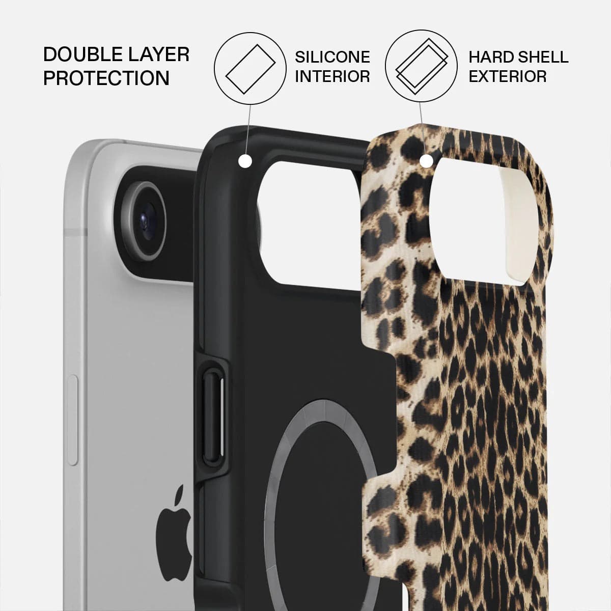 Kryt pro iPhone Air Burga Player Tough MagSafe Case - leopard - náhled 2