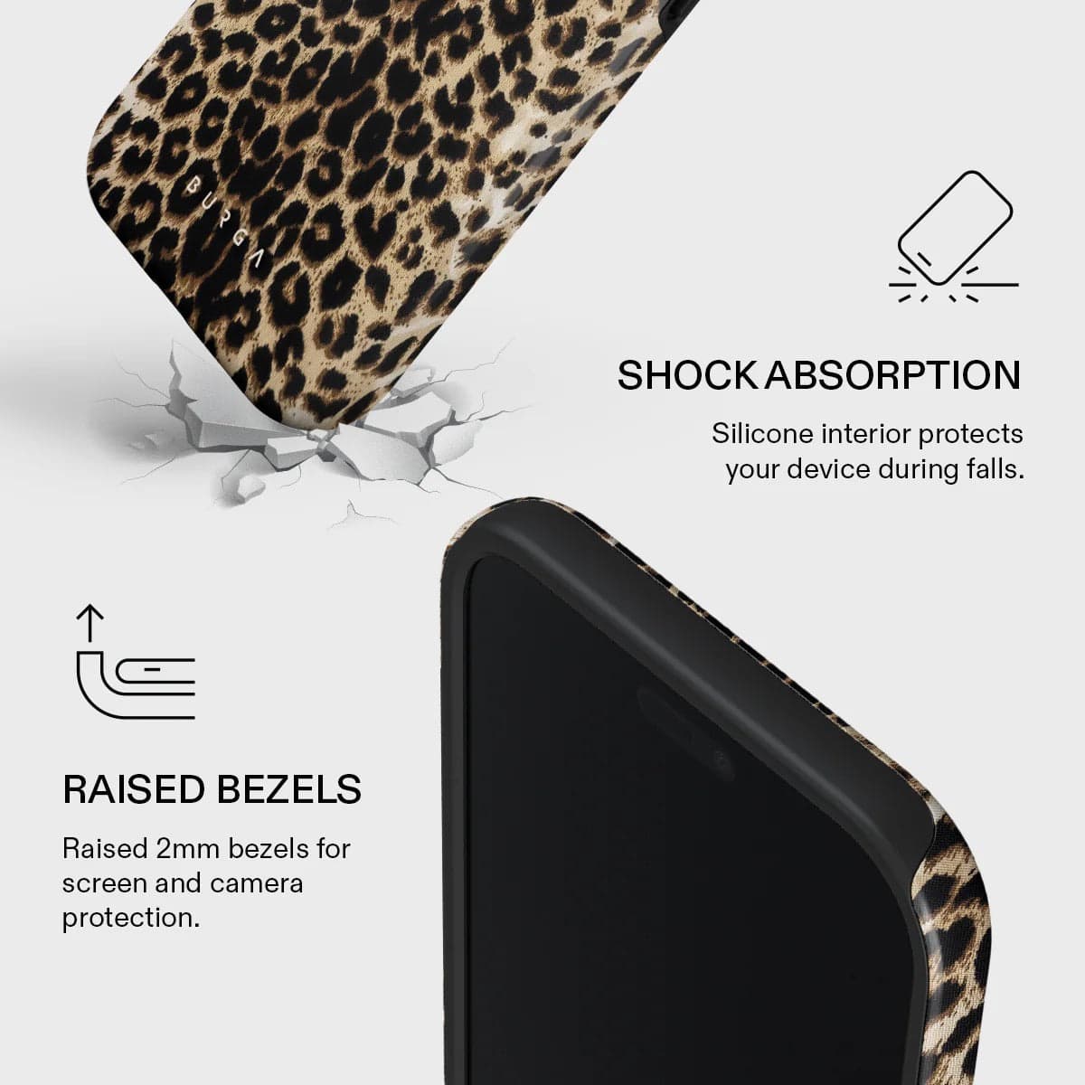 Kryt pro iPhone Air Burga Player Tough MagSafe Case - leopard - náhled 4