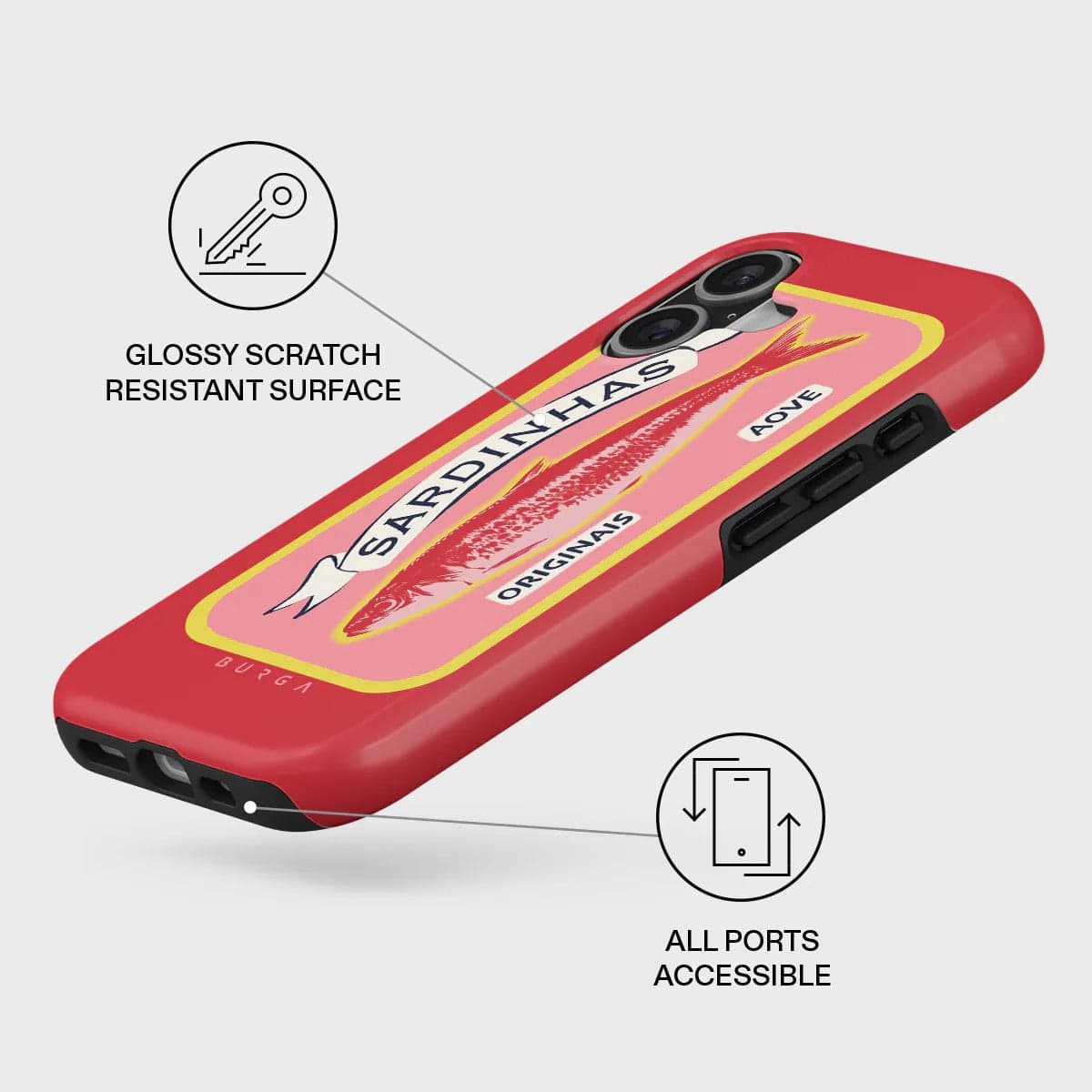 Kryt pro iPhone 17 Burga Gourmet Tough MagSafe Case - retro plechovka - náhled 3