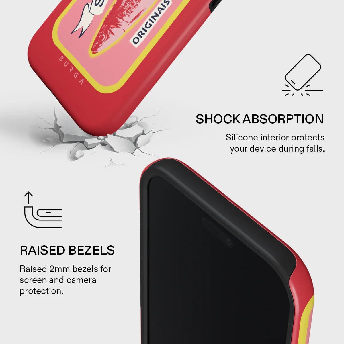 Kryt pro iPhone Air Burga Gourmet Tough MagSafe Case - retro plechovka - náhled 4
