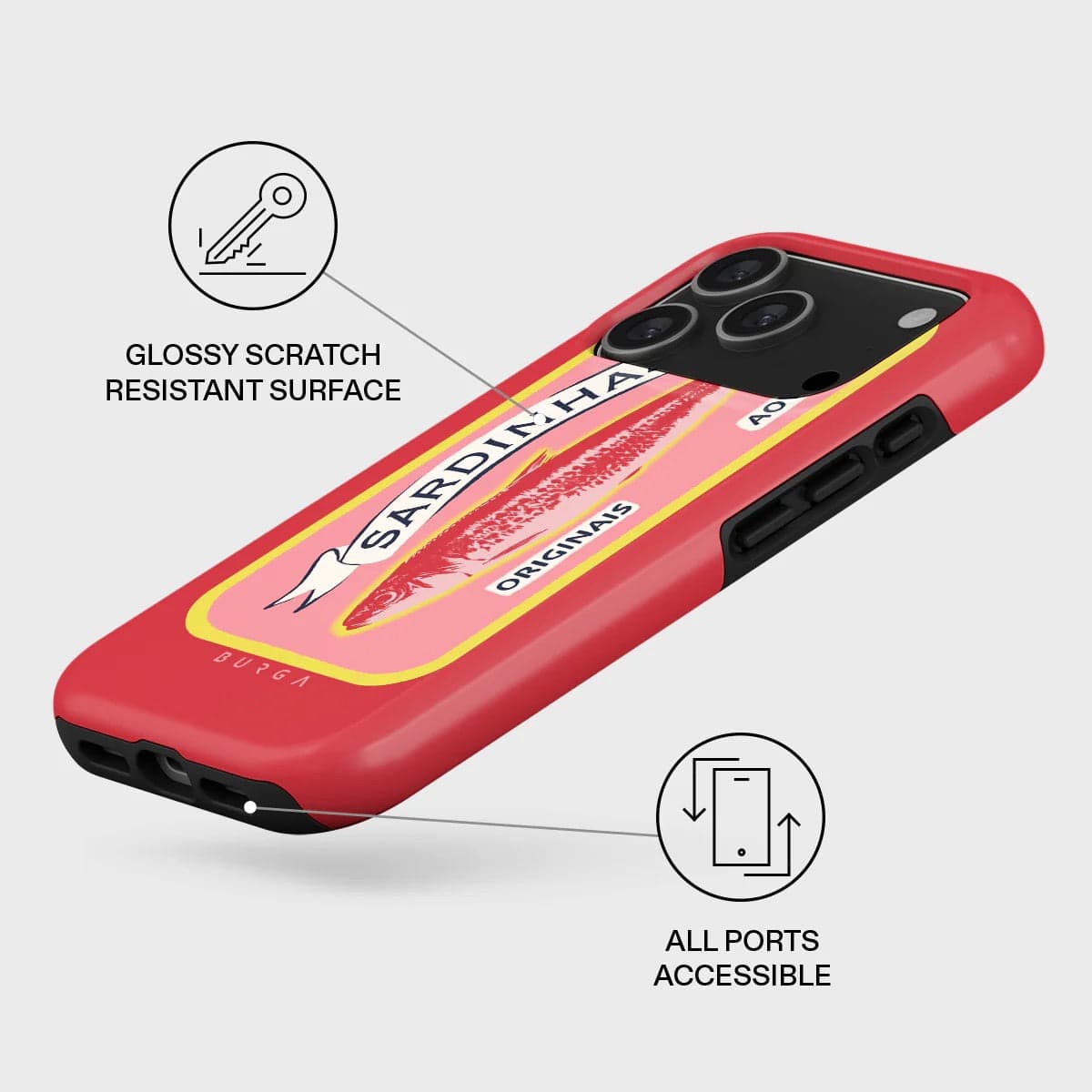 Kryt pro iPhone 17 Pro Burga Gourmet Tough MagSafe Case - retro plechovka - náhled 3