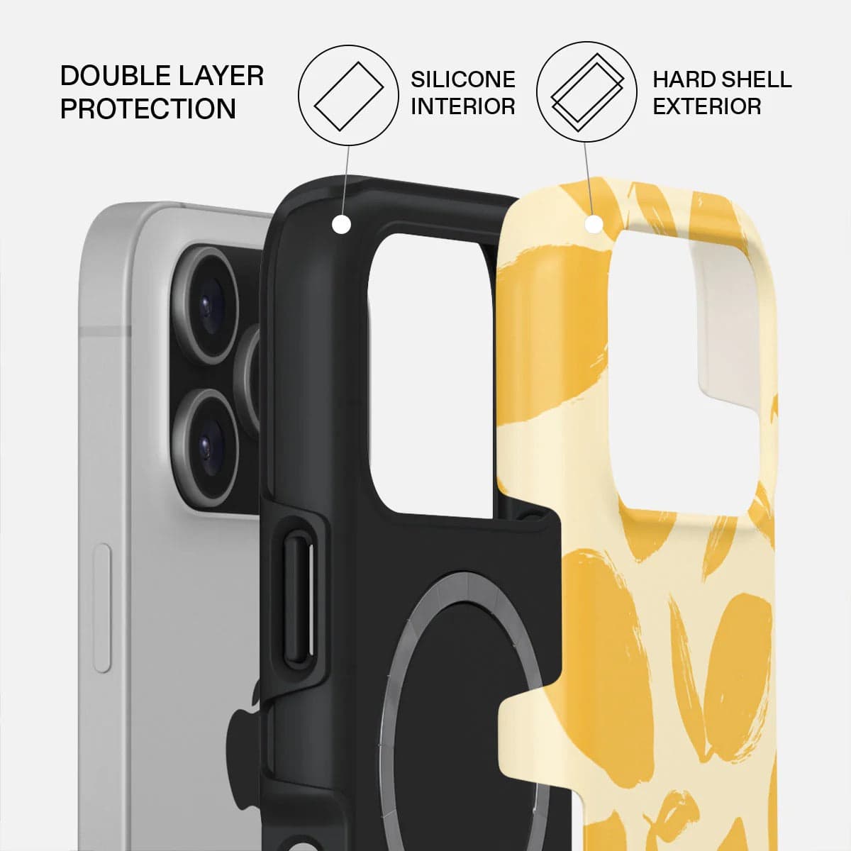 Kryt pro iPhone 17 Pro Max Burga Lemon Tart Tough MagSafe Case - citrón - náhled 4
