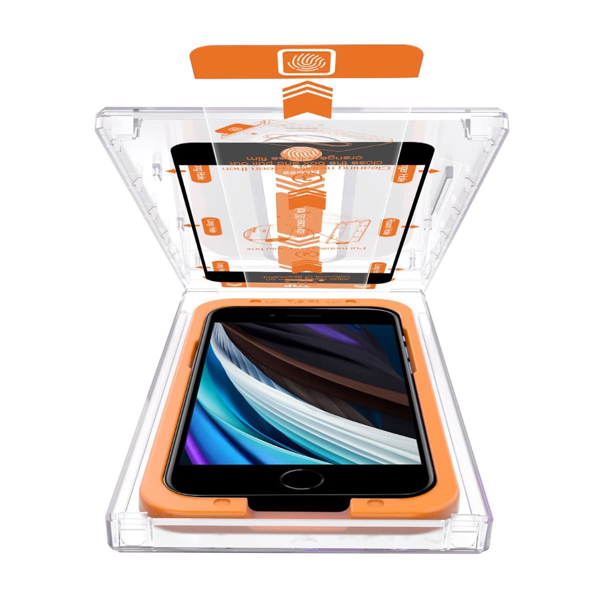 2 kusy ochranného skla pro iPhone 8/7/SE 2022 Mobile Origin Screen Guard - náhled 4
