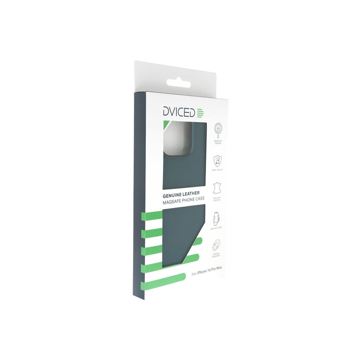 Kožený MagSafe kryt pro iPhone 16 Pro Max Dviced – modrý - náhled 4