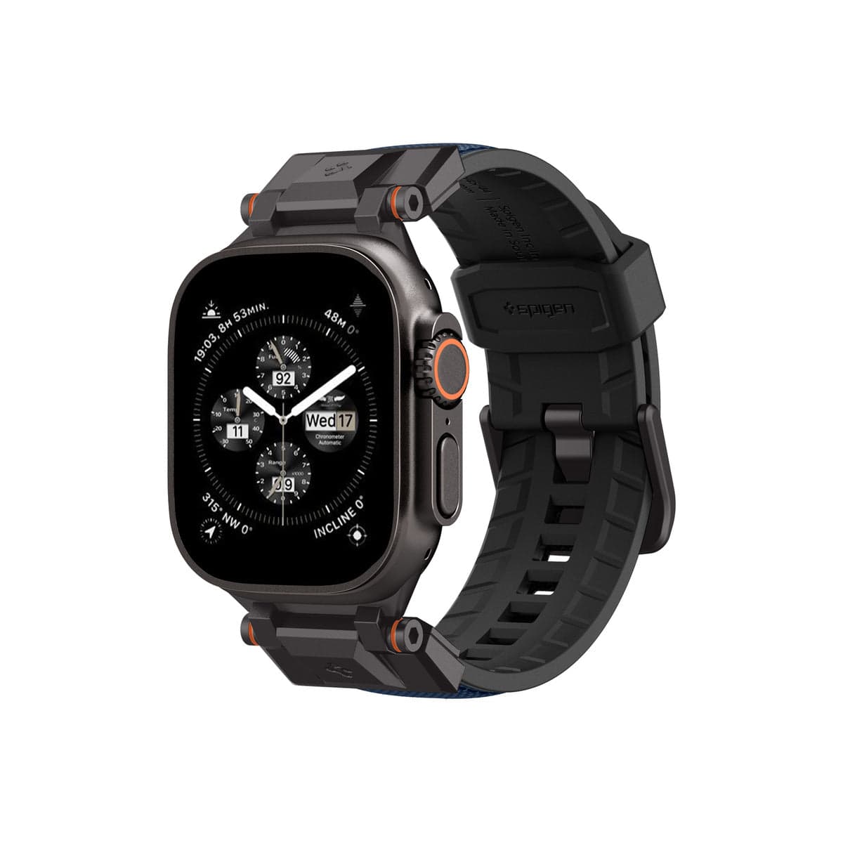 Řemínek pro Apple Watch 49mm/46mm/45mm/44mm Spigen DuraPro Armor - modrý