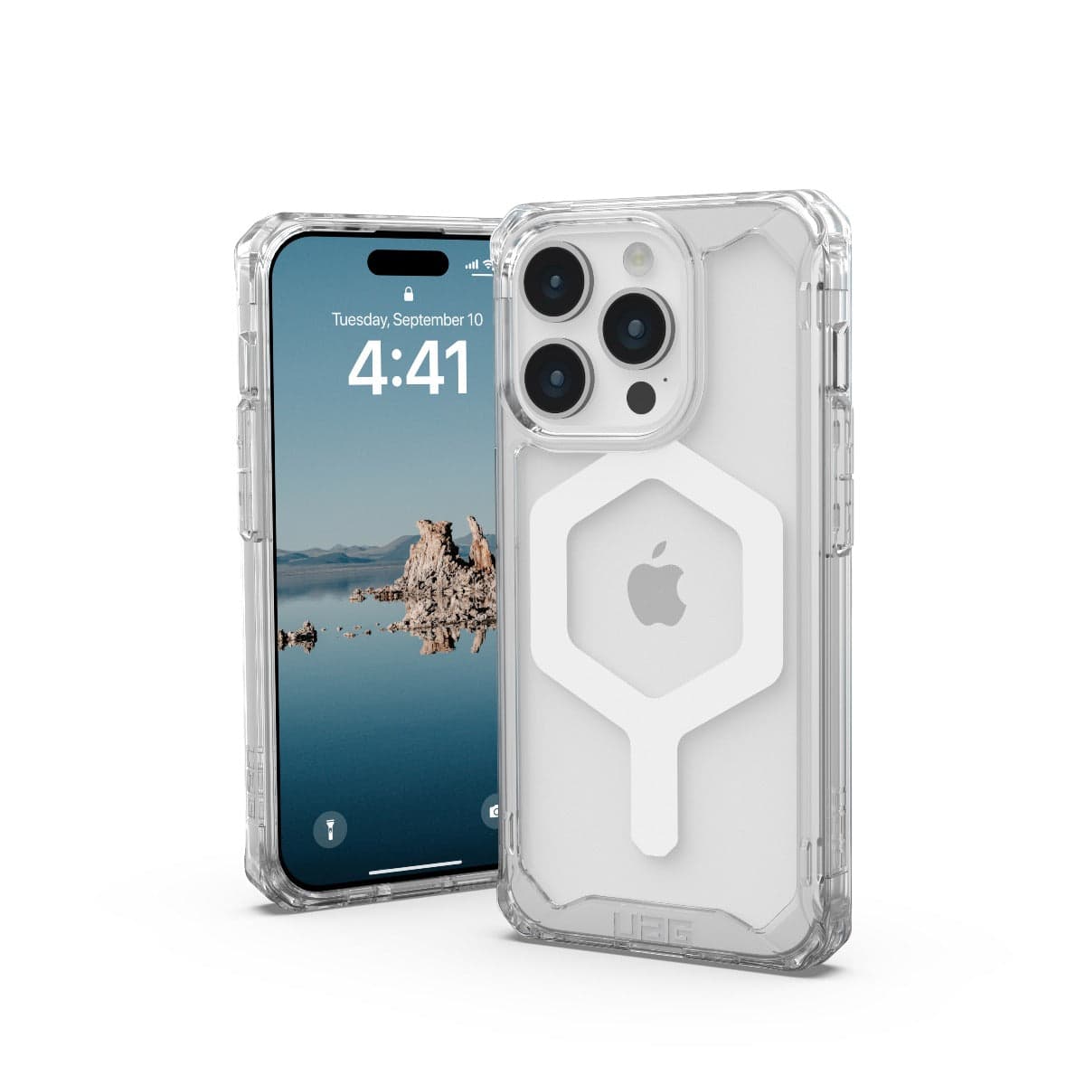 Kryt pro iPhone 15 Pro UAG Plyo MagSafe - bílý - náhled 2