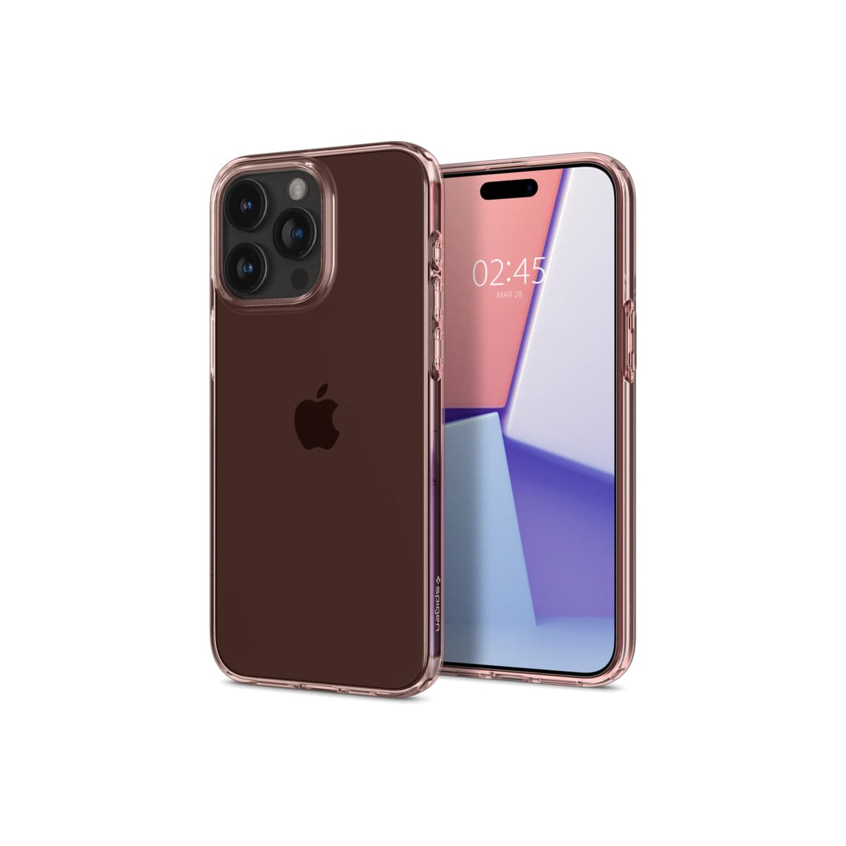 Kryt pro iPhone 15 Pro Max Spigen Crystal Flex - růžový - náhled 3