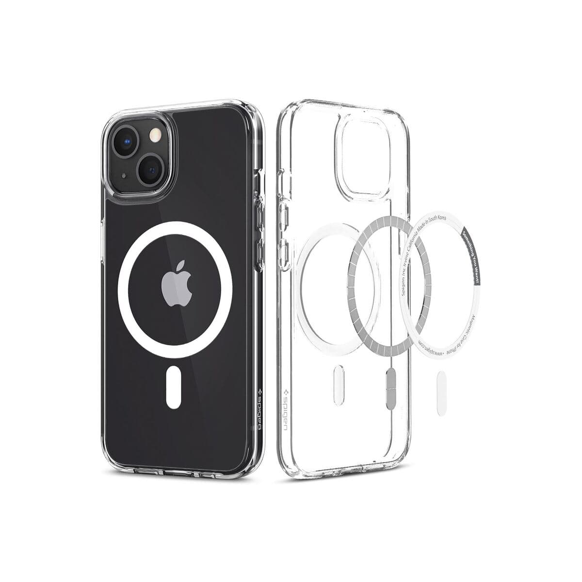 Kryt pro iPhone 13 Spigen Ultra Hybrid MagSafe - bílý - náhled 3