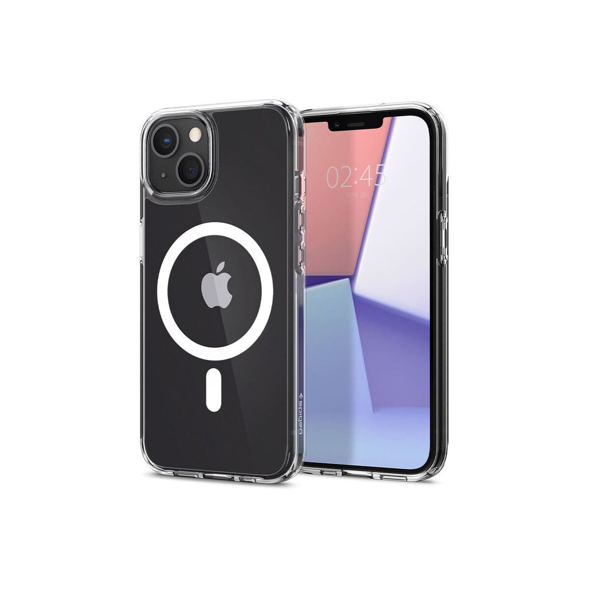 Kryt pro iPhone 13 Spigen Ultra Hybrid MagSafe - bílý - náhled 4
