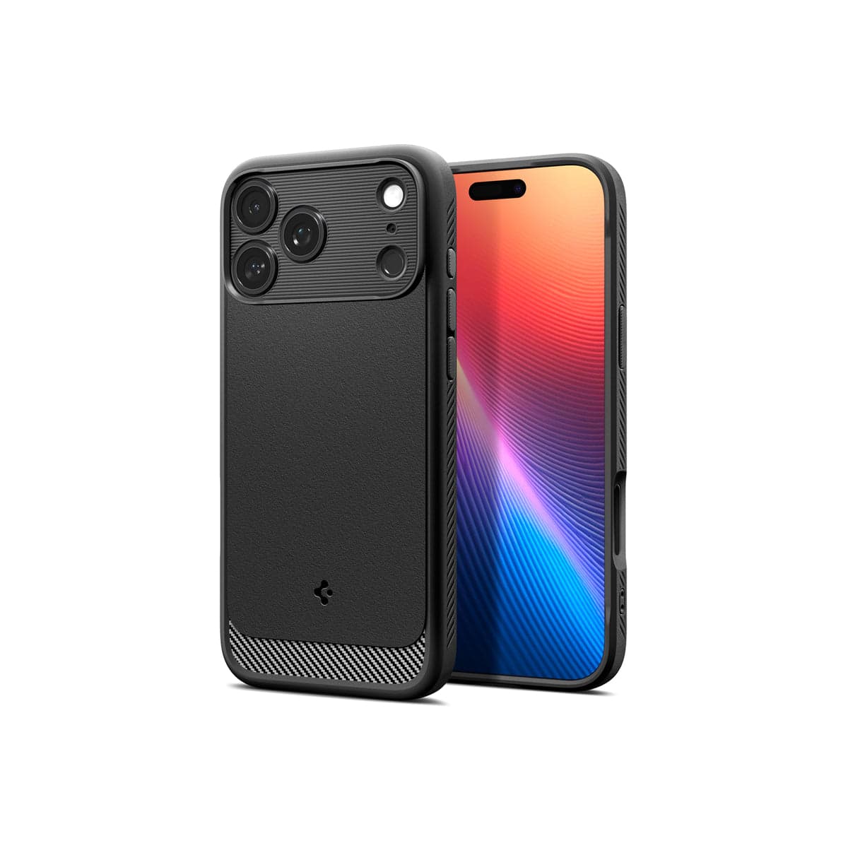 Kryt pro iPhone 17 Pro Max Spigen Rugged Armor MagSafe - matně černý - náhled 2