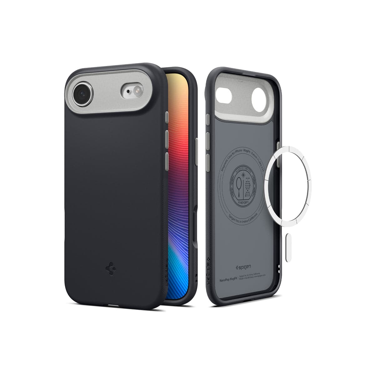 Kryt pro iPhone Air Spigen Nano Pop MagSafe - černý sezam - náhled 2