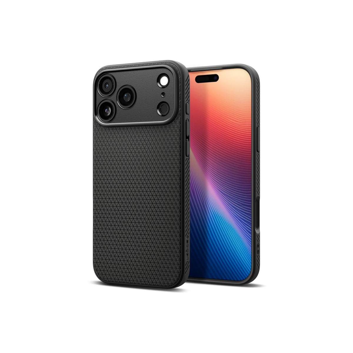 Kryt pro iPhone 17 Pro Spigen Liquid Air - matně černý - náhled 2