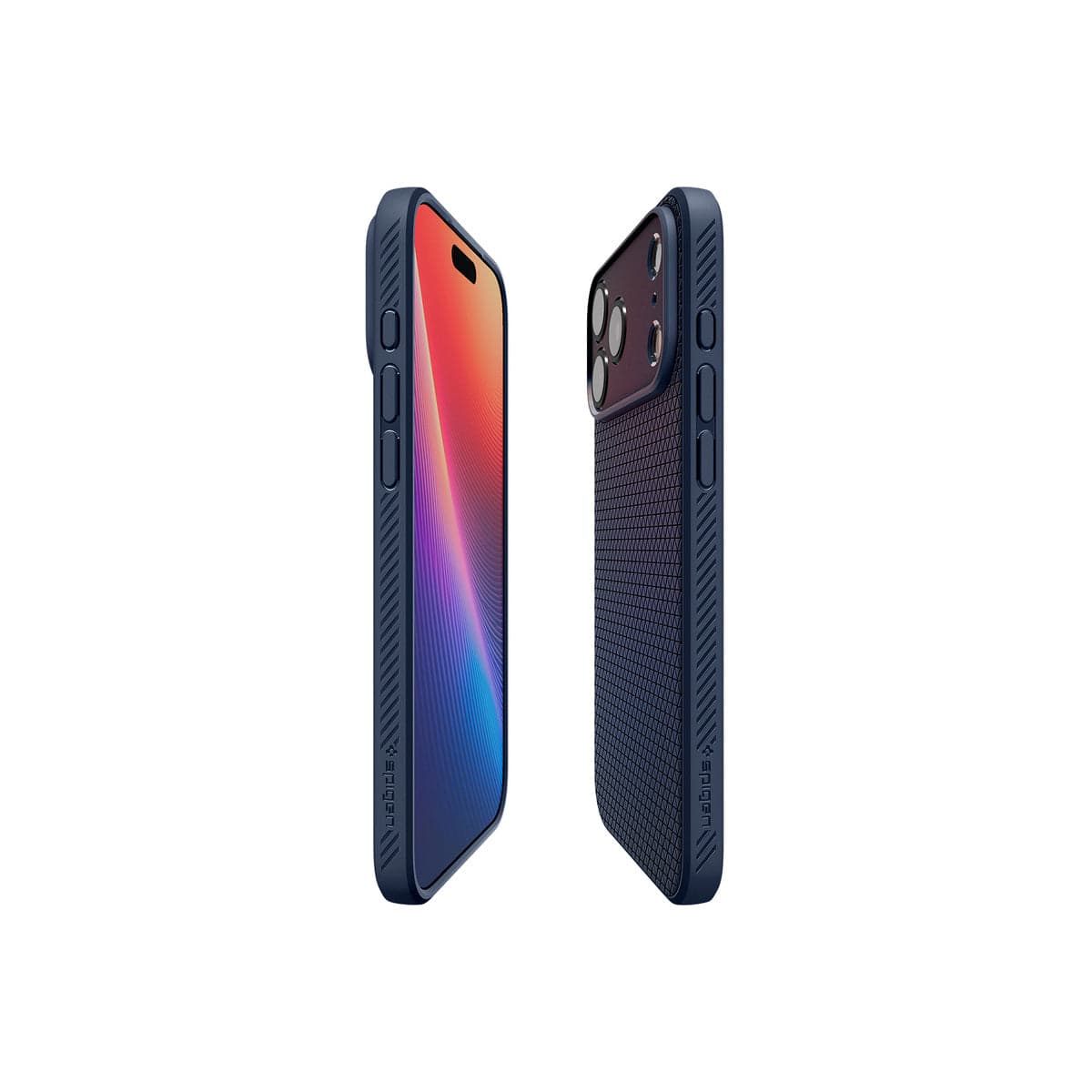 Kryt pro iPhone 17 Pro Spigen Liquid Air - tmavě modrý - náhled 4